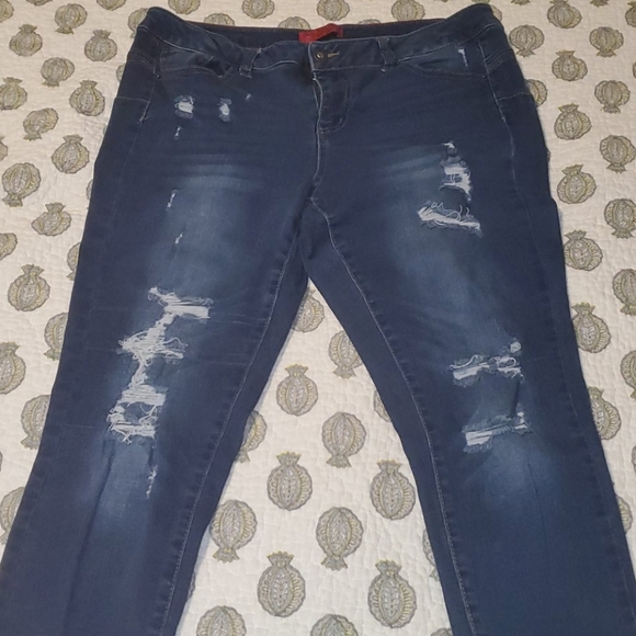 Wax Jean Jeans Wax Jean Distressed Skinny Jeans Poshmark